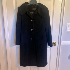 Ellen Tracy black pea coat - like new!
